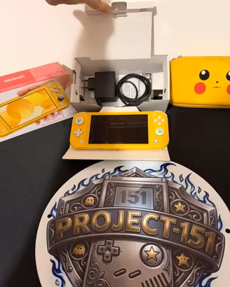 Nintendo switch lite gialla