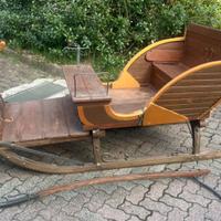 Slitta da neve d’epoca