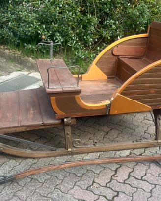 Slitta da neve d’epoca