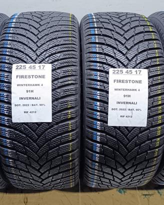 4 GOMME 225 45 17 FIRESTONE INV RIF4212