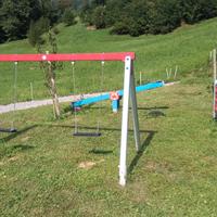 Parco giochi POZZA altalena dondolo tris