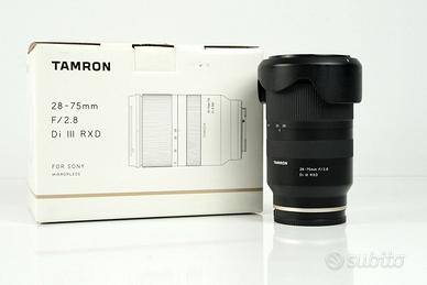 Tamron 28-75 f 2.8 Di III RXD per Sony E-Mount