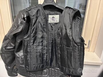 Giacca in pelle per moto 