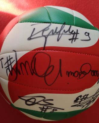 Pallone volley Molten,Modena Volley,autografato.