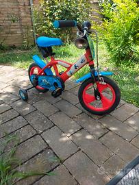 bici spiderman come nuova