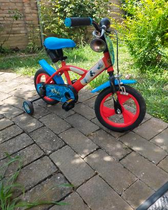 bici spiderman come nuova