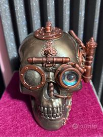 Teschio Steampunk|Cyberpunk|Occhio Olografico