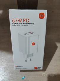Xiaomi caricabatterie 67 watt con cavo tipo c-c