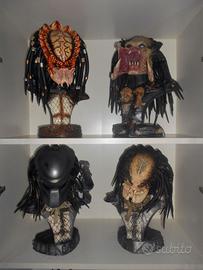LOTTO DI 4 PREDATOR BUST SIDESHOW 1/2