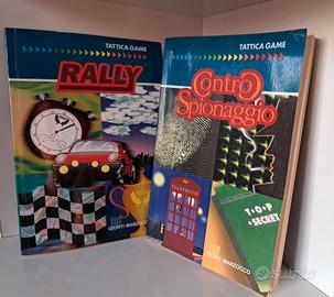 2 Libri Game "Rally" e "ControSpionaggio"