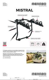 Porta bici portellone auto