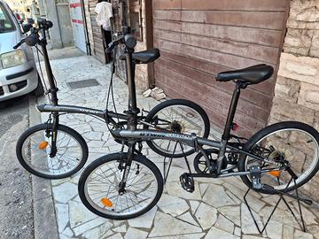 coppia bici btwin hopton pieghevole 