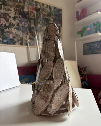 Albero natale Xmas free in legno home design arred