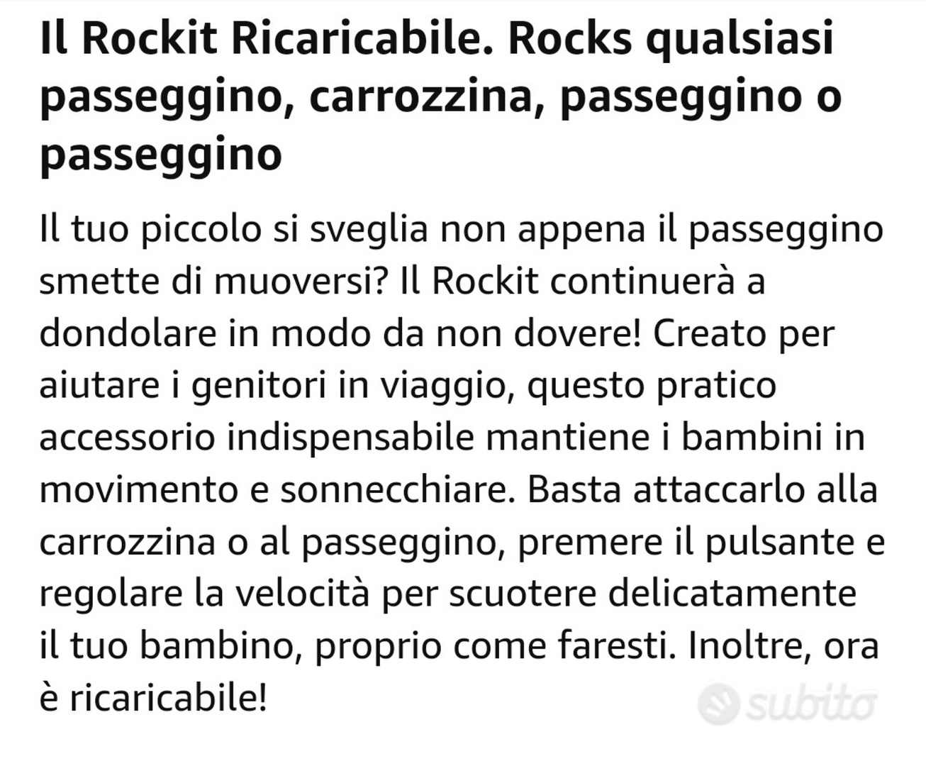 Rockit dondola bimbo - Tutto per i bambini In vendita a Torino