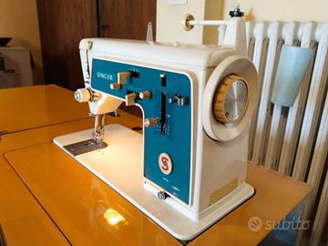 Macchina da Cucire Vintage SINGER 657G + Mobiletto