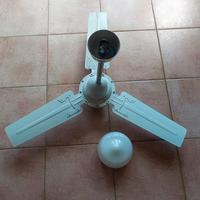 mini ventilatore da soffitto con luce