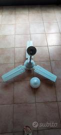 mini ventilatore da soffitto con luce