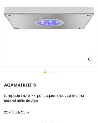 Plafoniera acquario marino