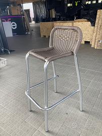 Sgabello alto da esterni
