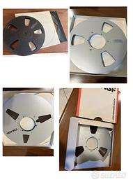 lotto nastri bobina 1/4 pollice nuovi/usati