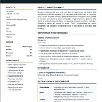 Cameriere/ Aiuto cuoco/ Lavapiatti