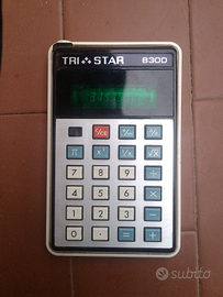 CalcolatriceTRI STAR vintage anni 70