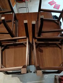 tavolo da sala in legno 