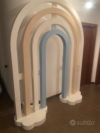 Arco in polistirolo per cerimonie