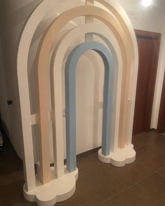 Arco in polistirolo per cerimonie