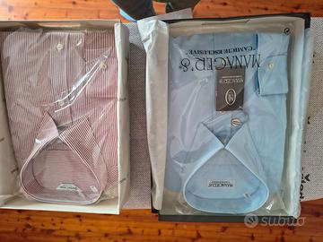 Camicie nuove uomo eleganti regular fit collo 45