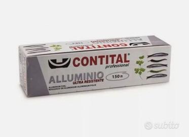 9 rotoli alluminio professionale cucina 150 metri