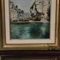 Quadro olio s/tela franc."Calanque Marseillese"
