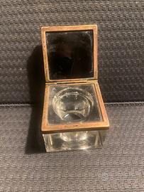 Antico calamaio in vetro