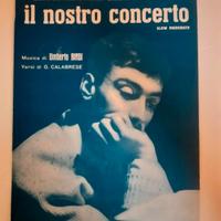 Spartito Bindi "Il nostro concerto " 1960