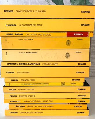 14 libri edizioni Einaudi Stile Libero