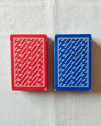 Coppia mazzi di carte da gioco vintage Air France