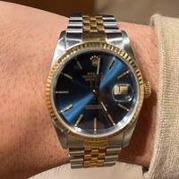 Rolex datejust data oro acciaio 36 ref. 16233