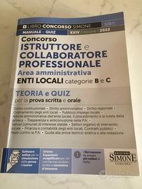 Libro per concorso istruttore amministrativo