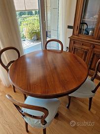 tavolo in legno noce