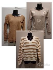 Lotto maglioni donna taglia M - idea Natale