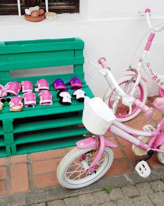 11 paia ginocchiere gomitiere per bimba 