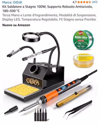 Kit Saldatore Stagno 100W OIDJK