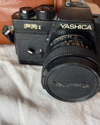 Fotocamera Yashica FR1 +50mm f1.7+Custodia cuoio