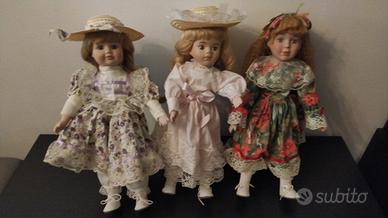 Bambole di porcellana anni 90