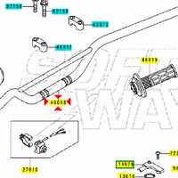 -Manubrio Kawasaki KX 460031468CC
