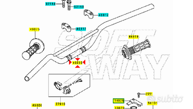 -Manubrio Kawasaki KX 460031468CC