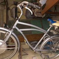 city bike elettrica con pedalata assistita da uomo