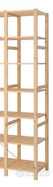 Montante e ripiani per scaffale di legno Ikea Ivar