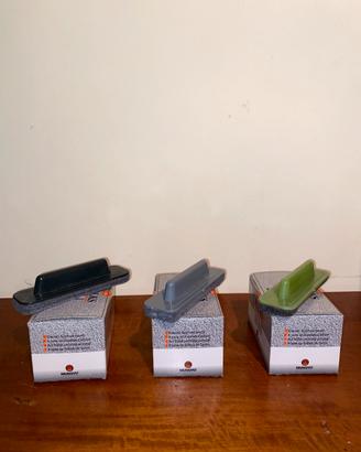 3 pacchi di gessi per lavagna con 3 cancellini