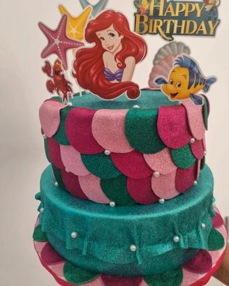 Torta scenografica Ariel - La Sirenetta
